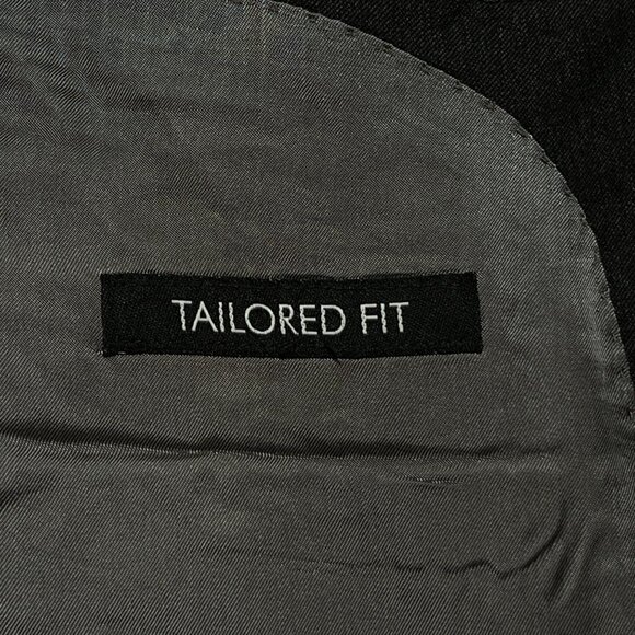 JoS A Bank Jacket Blazer Charcoal Size 40 Reg Wool Chelsea 2-Button Tailored Fit - Picture 5 of 8